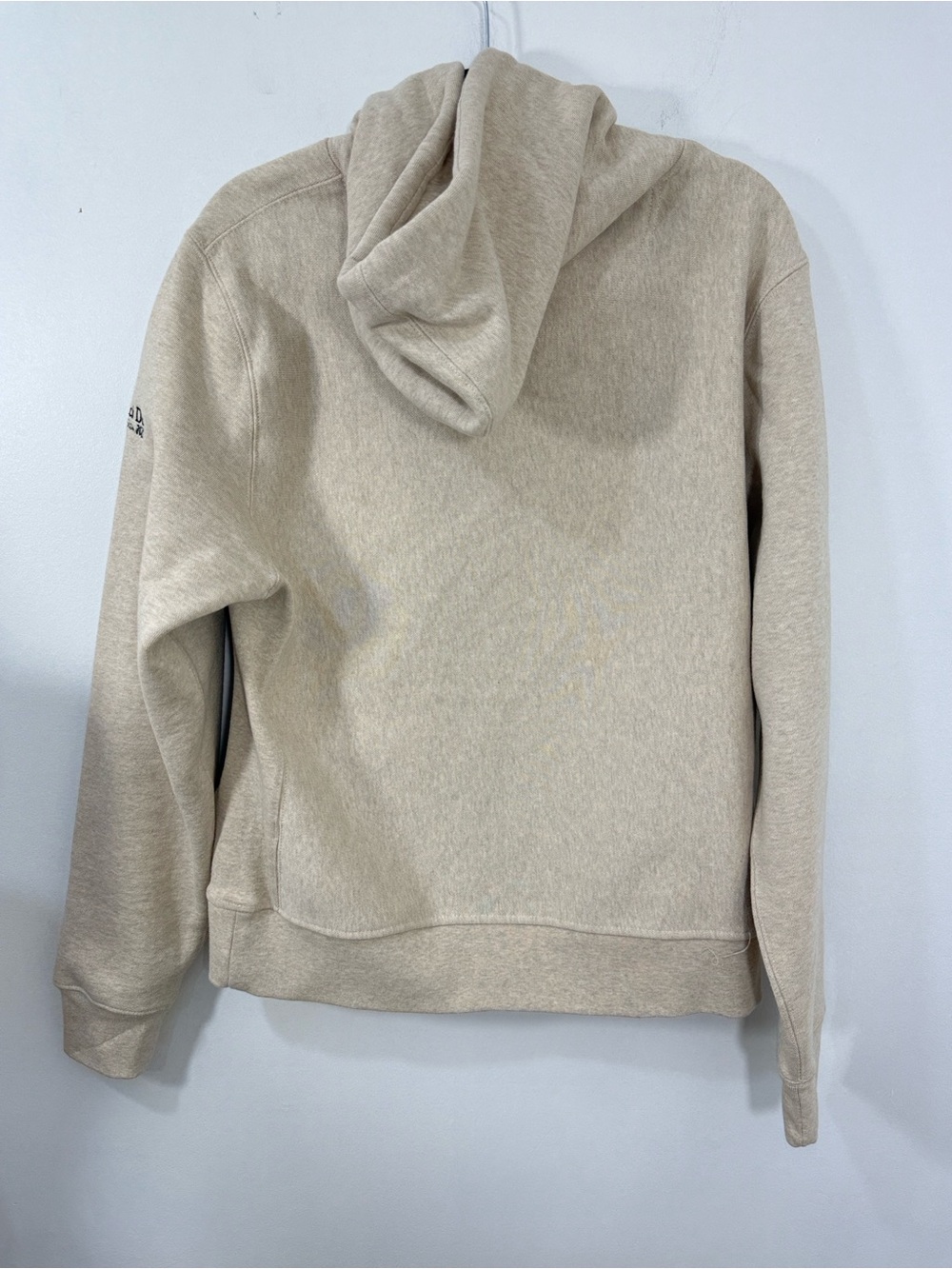 The Black Dog 50th Ltd Edition Cream hoodie with Black Dog Graphic - Picture 3 of 6